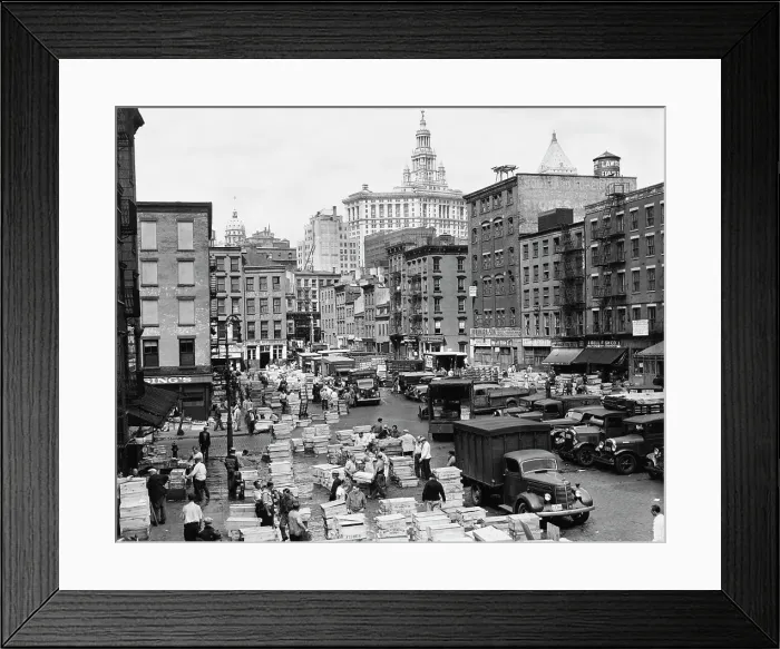 Framed Print : NYC Fish Markets Framed Print : NYC Fish Markets