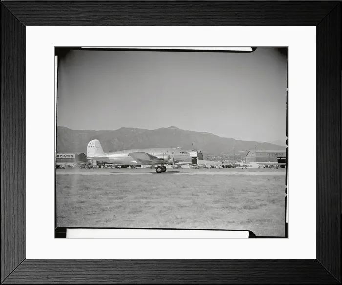 Framed Print : Side View of Howard Hughes Stratoliner