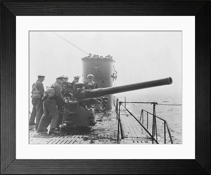 Framed Print : German U-Boat Crew Undergo Gunnery Exercises 1939 Framed Print : German U-Boat Crew Undergo Gunnery Exercises 1939