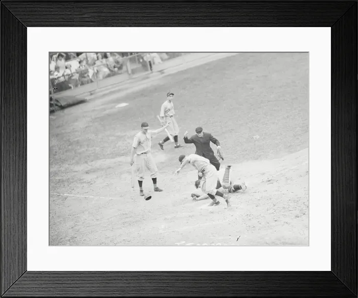 Framed Print : Bucky Walters Scoring Home Run Framed Print : Bucky Walters Scoring Home Run
