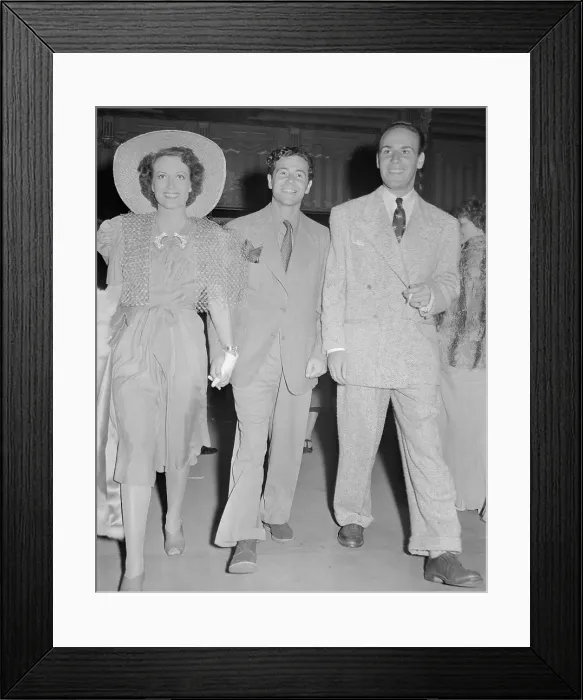 Framed Print : Celebrities Attending Movie Premiere Framed Print : Celebrities Attending Movie Premiere