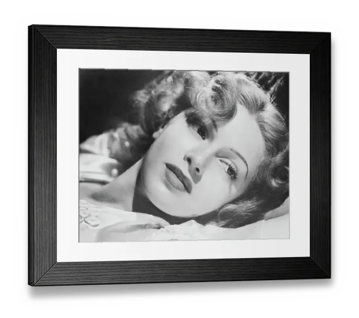 Framed Print : Portrait of Actress Lana Turner Posing on Rug Framed Print : Portrait of Actress Lana Turner Posing on Rug