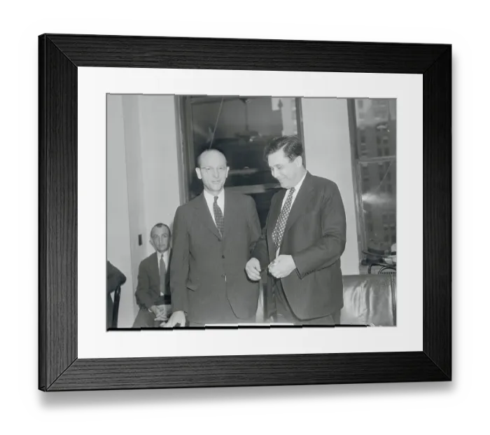 Framed Print : David E. Lillienthal and Wendell L. Willkie Framed Print : David E. Lillienthal and Wendell L. Willkie