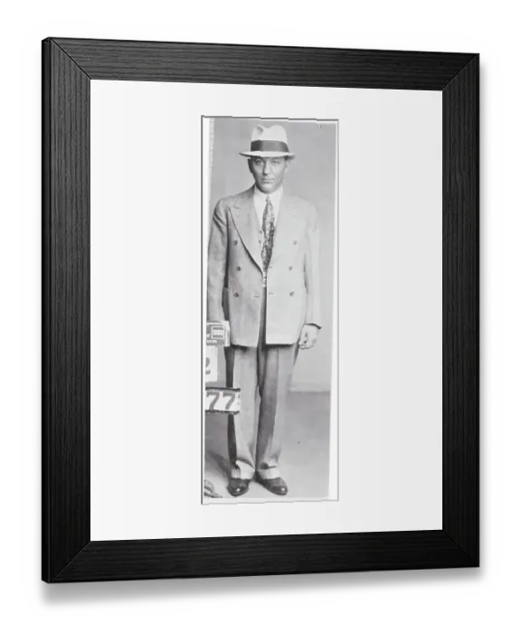 Framed Print : Portrait of Louis Buchalter Framed Print : Portrait of Louis Buchalter