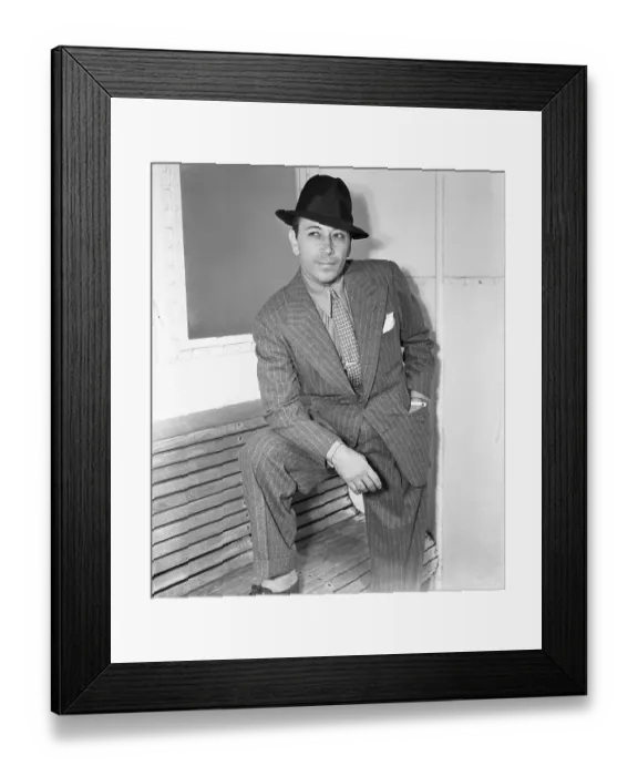 Framed Print : Portrait of George Raft Framed Print : Portrait of George Raft