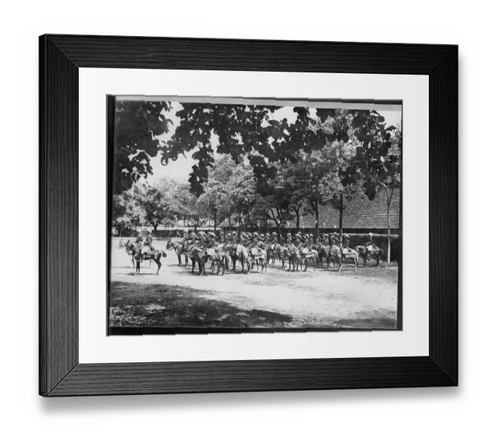 Framed Print : Vietnamese Cavalry in 1939 Framed Print : Vietnamese Cavalry in 1939