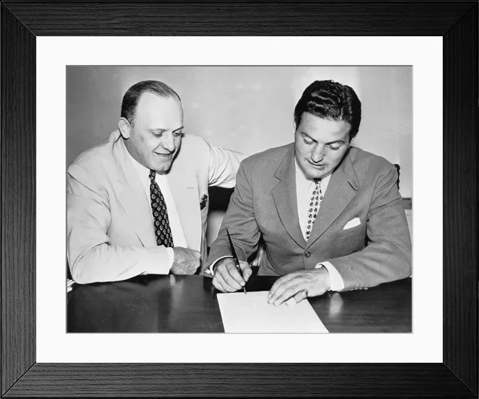 Framed Print : Luckman Columbia Univ. Football Star