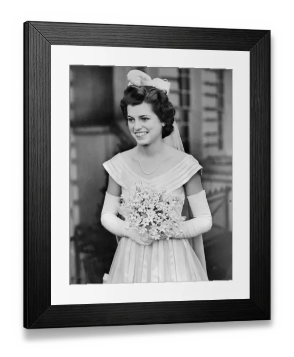 Framed Print : Portrait of Eunice Kennedy Framed Print : Portrait of Eunice Kennedy