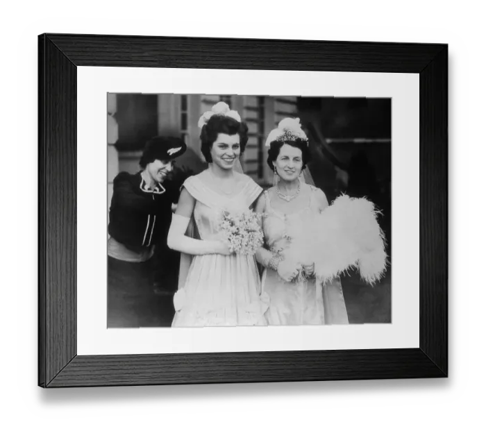 Framed Print : Rose and Eunice Kennedy Framed Print : Rose and Eunice Kennedy
