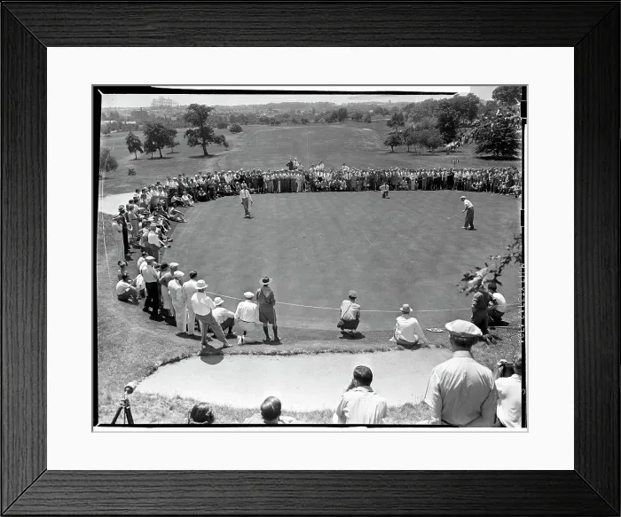 Framed Print : Byron Nelson Putting on Seventh Green Framed Print : Byron Nelson Putting on Seventh Green