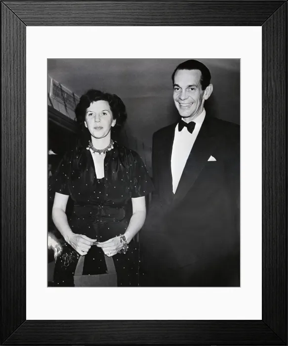 Framed Print : Ray Massey With His New Bride Framed Print : Ray Massey With His New Bride