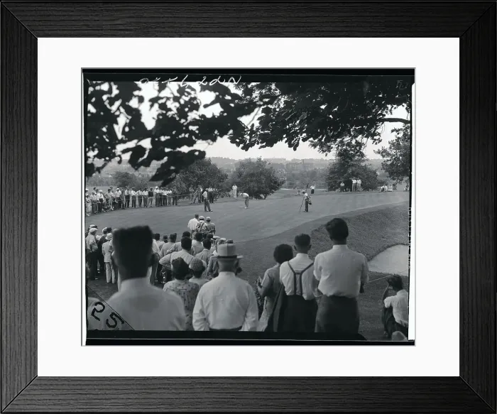 Framed Print : Byron Nelson Putting at PGA Championship Tournament Framed Print : Byron Nelson Putting at PGA Championship Tournament
