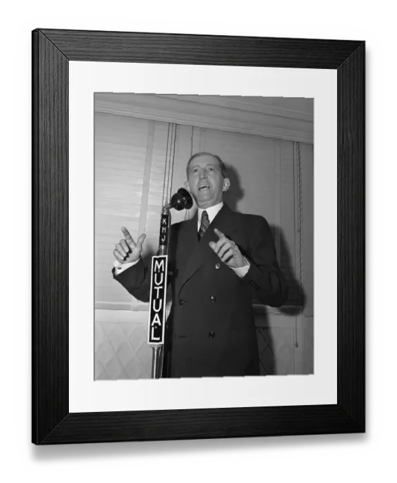 Framed Print : William H. Hays Giving Speech Framed Print : William H. Hays Giving Speech