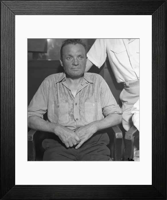 Framed Print : Confessed Torso Slaying Framed Print : Confessed Torso Slaying
