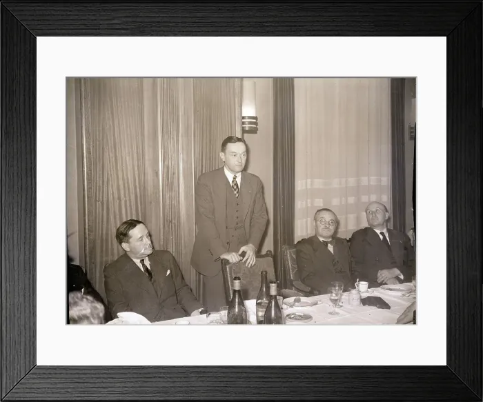 Framed Print : U.S. Newspaper Columnist Walter Lippman Framed Print : U.S. Newspaper Columnist Walter Lippman