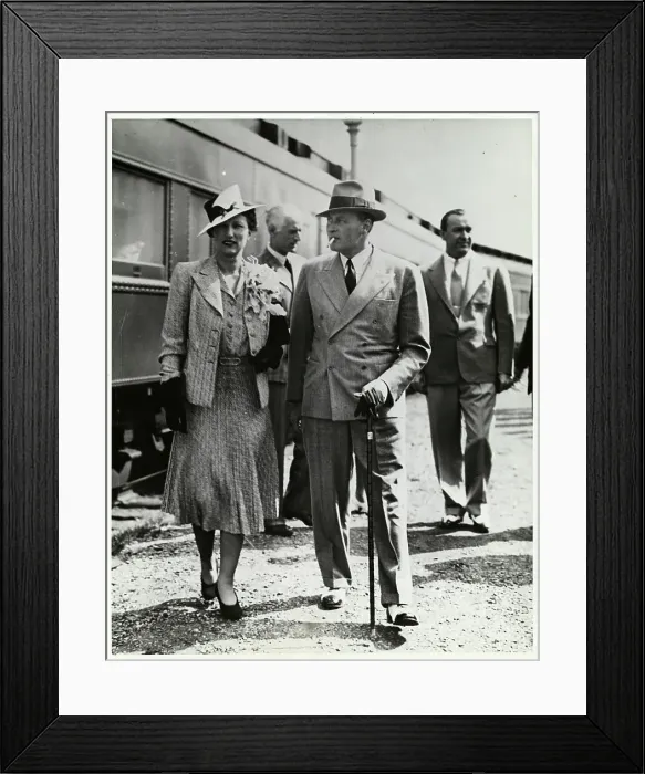 Framed Print : Norway's Prince Olav and Princess Martha Framed Print : Norway's Prince Olav and Princess Martha