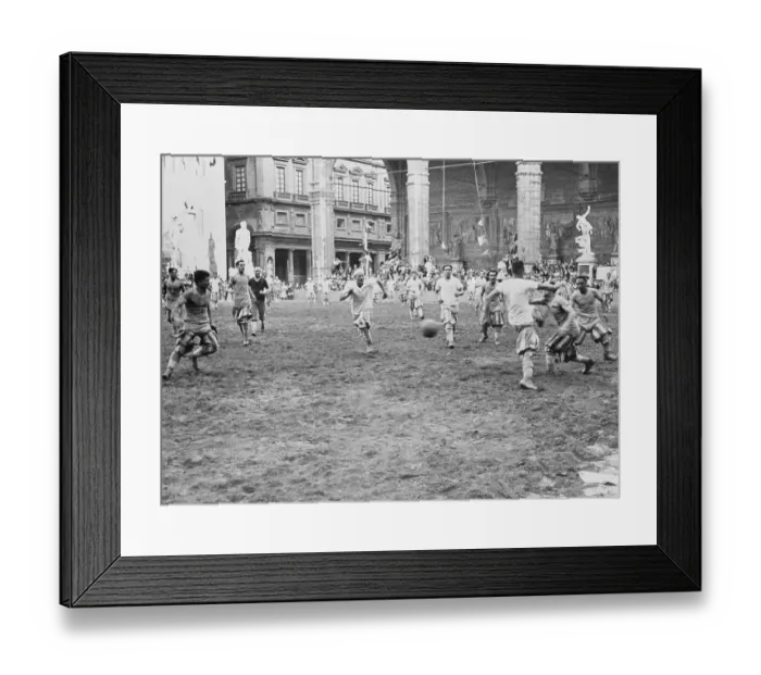 Framed Print : Gioco del Calcio Framed Print : Gioco del Calcio
