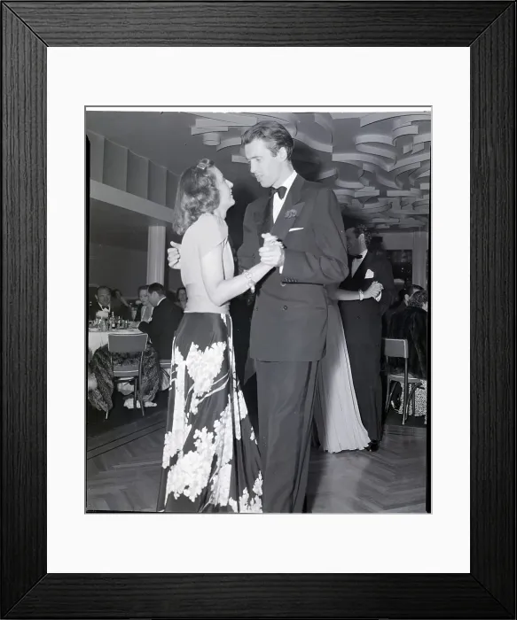 Framed Print : Barbara Stanwyck Dancing with James Stewart Framed Print : Barbara Stanwyck Dancing with James Stewart