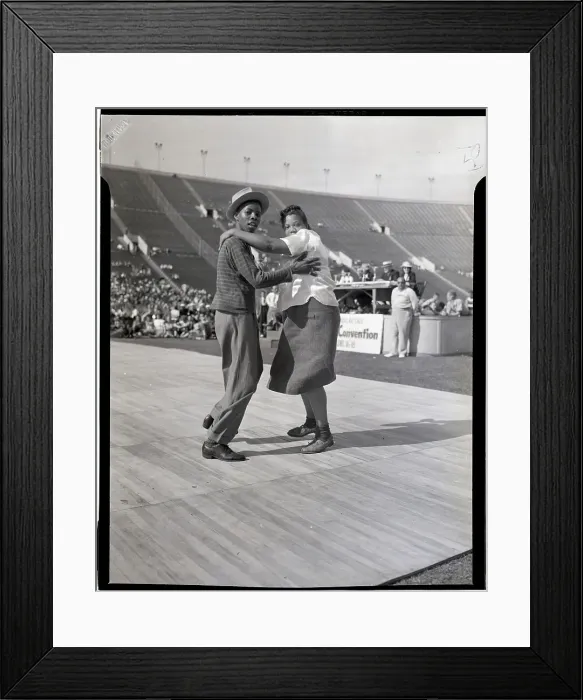 Framed Print : African American Jitterbuggers Framed Print : African American Jitterbuggers
