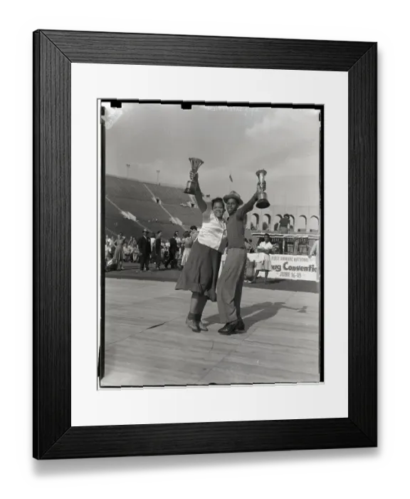 Framed Print : African American Jitterbuggers Framed Print : African American Jitterbuggers
