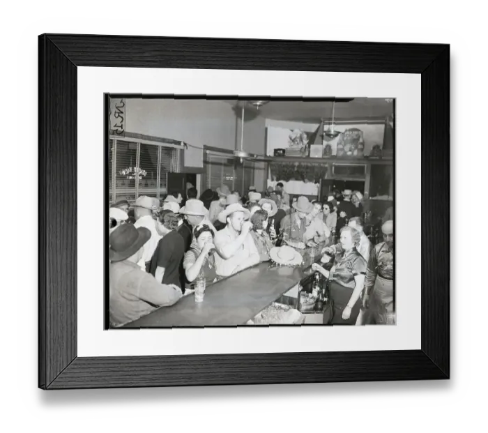 Framed Print : Saloon At Rodeo