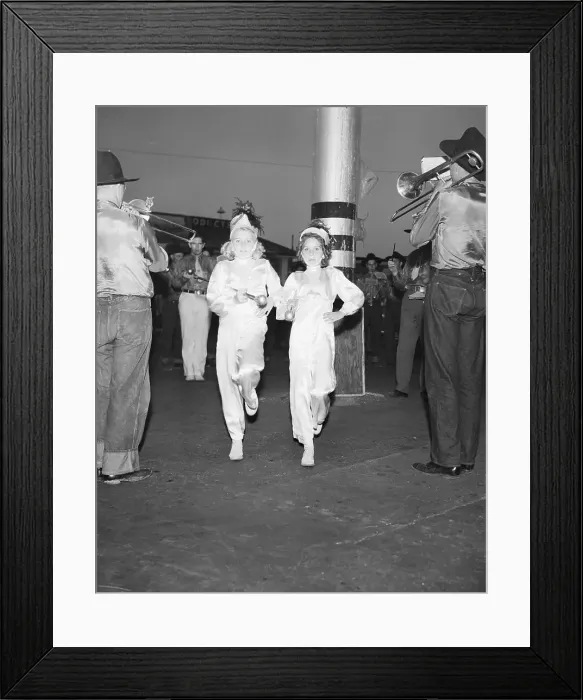 Framed Print : Children In Parade At Rodeo Framed Print : Children In Parade At Rodeo