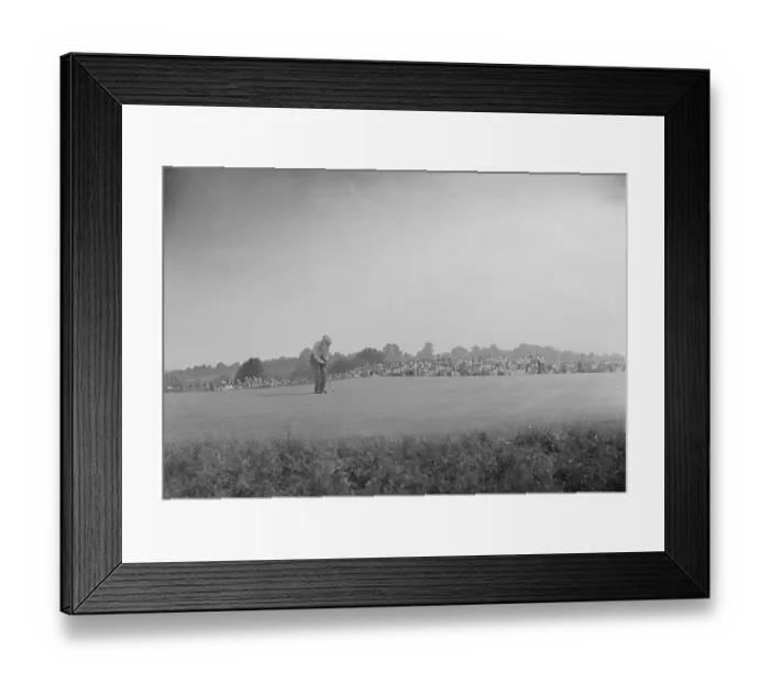 Framed Print : Sam Snead Putting During the US Open Championship Framed Print : Sam Snead Putting During the US Open Championship