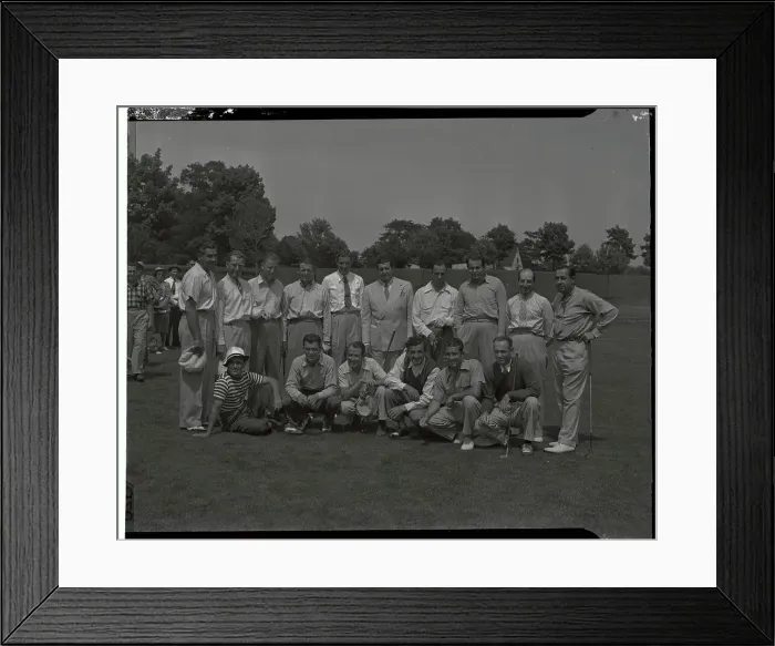 Framed Print : Portrait of Goodall Championship Golfers Framed Print : Portrait of Goodall Championship Golfers
