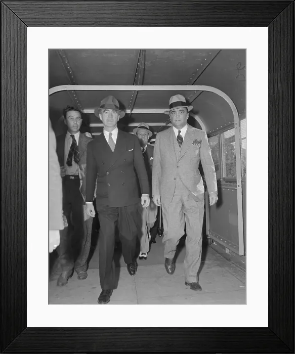 Framed Print : Murphy, Bowron and Hoover Arriving in LA Framed Print : Murphy, Bowron and Hoover Arriving in LA