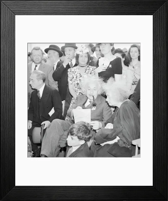 Framed Print : Einstein and Sister at World's Fair Framed Print : Einstein and Sister at World's Fair