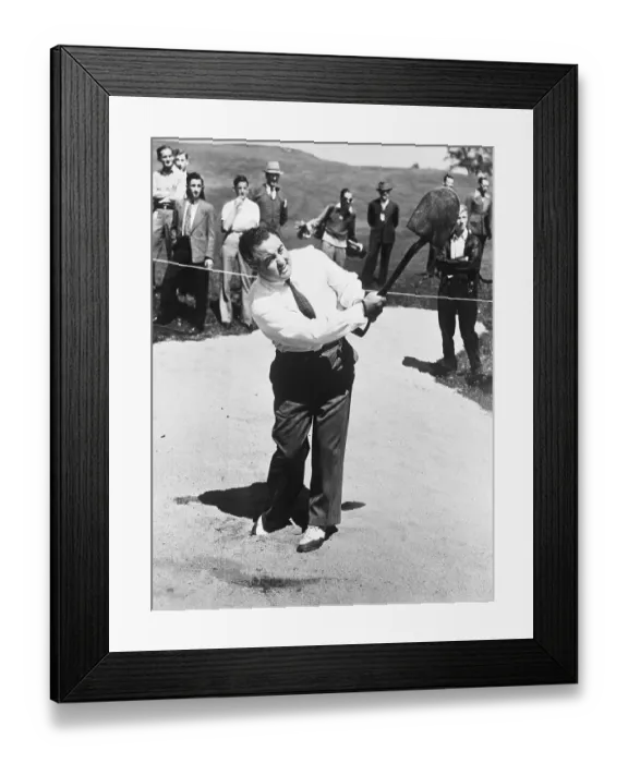 Framed Print : Montague Wields Spade Mashie Framed Print : Montague Wields Spade Mashie