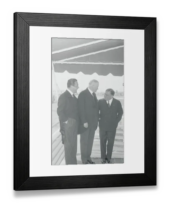 Framed Print : Mayor Fiorello La Guardia and Associates at City Hall Framed Print : Mayor Fiorello La Guardia and Associates at City Hall