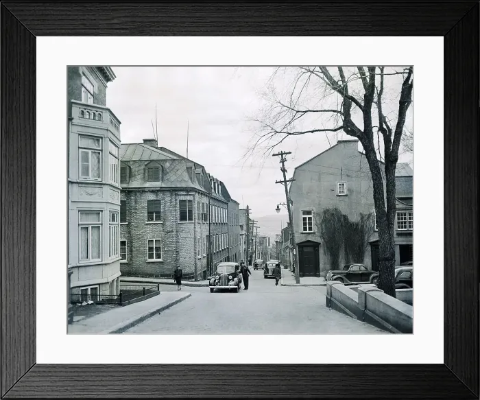 Framed Print : Eustache Street in Quebec Framed Print : Eustache Street in Quebec