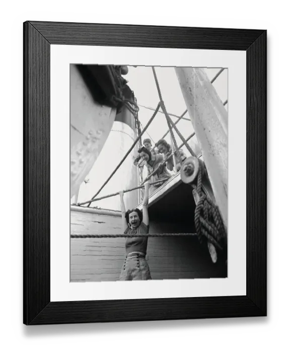 Framed Print : Girl Hanging on Bar Framed Print : Girl Hanging on Bar
