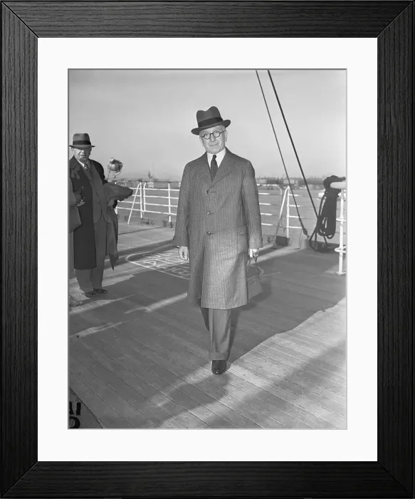 Framed Print : Ireland's Vice President Sean T. O'Kelly in New York Framed Print : Ireland's Vice President Sean T. O'Kelly in New York