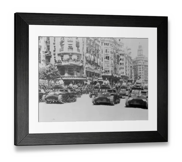 Framed Print : Tanks Appearing in Parade Framed Print : Tanks Appearing in Parade