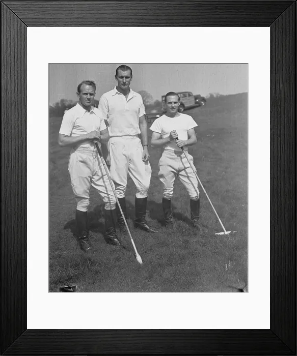 Framed Print : Dunbar Bostwick, Winston Guest, and Pete Bostwick