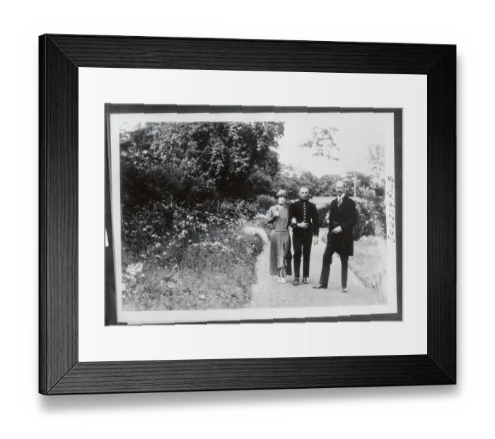 Framed Print : Crown Prince Olav with His Parents Framed Print : Crown Prince Olav with His Parents