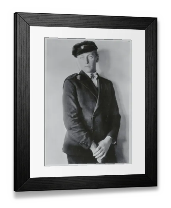 Framed Print : Portrait of Prince Olav Framed Print : Portrait of Prince Olav