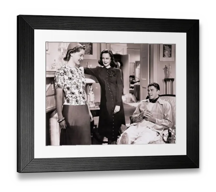 Framed Print : Betty Davis and Ronald Reagan in Movie Framed Print : Betty Davis and Ronald Reagan in Movie
