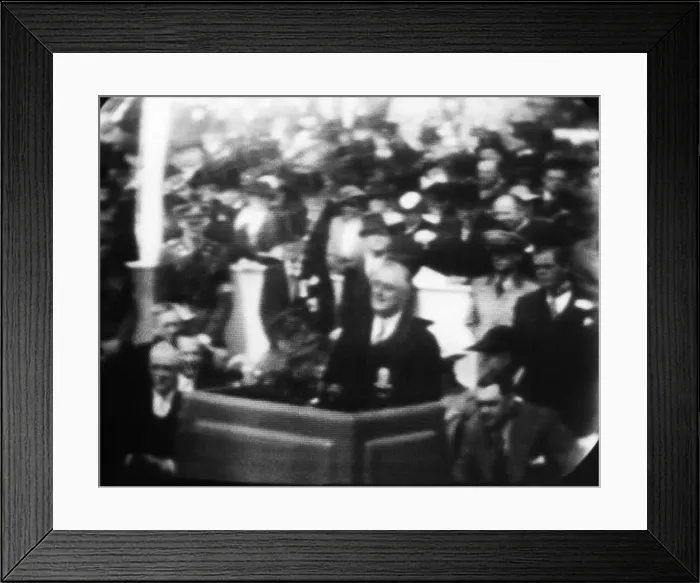 Framed Print : Fdr Appearance On Television Framed Print : Fdr Appearance On Television