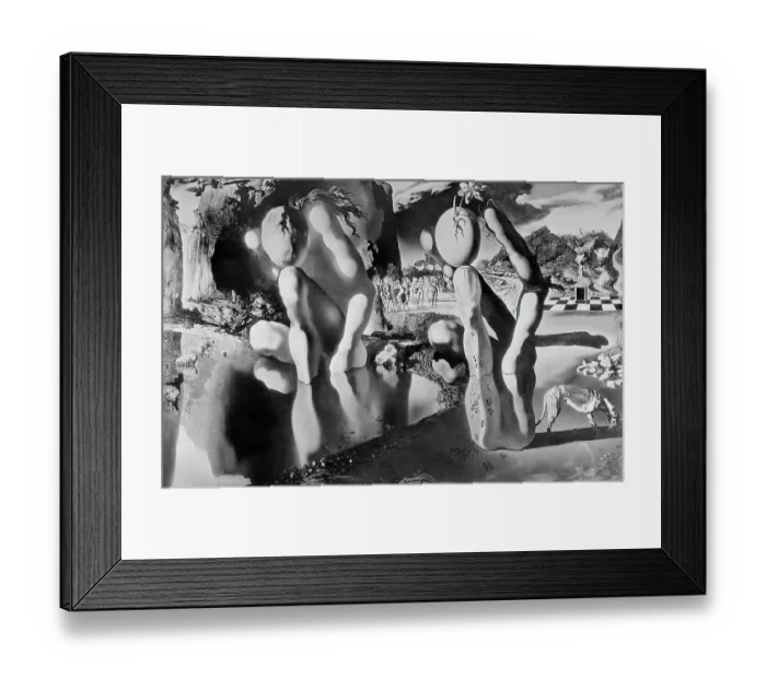 Framed Print : Salvador Dali's Metamorphosis of Narcissus Framed Print : Salvador Dali's Metamorphosis of Narcissus