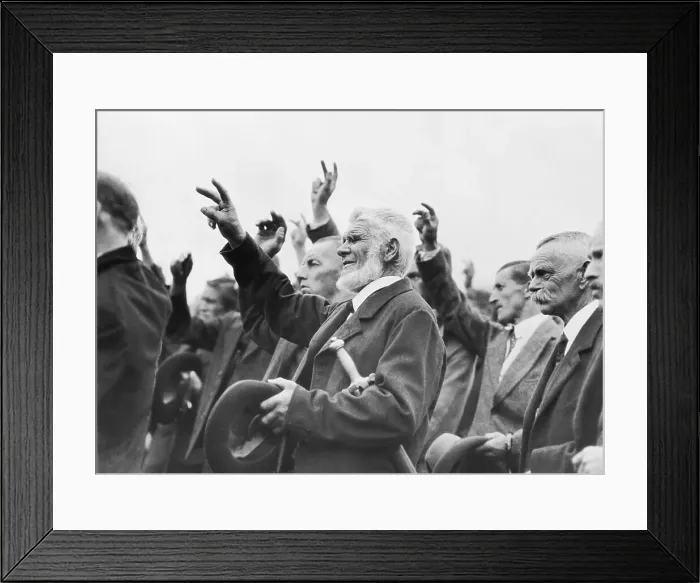 Framed Print : Swiss Citizens Raising Hands Framed Print : Swiss Citizens Raising Hands