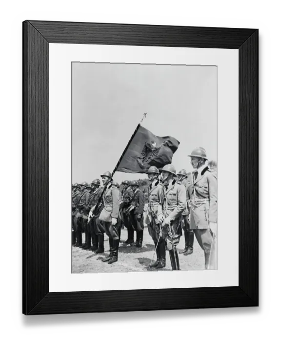 Framed Print : Albanian Troops Framed Print : Albanian Troops