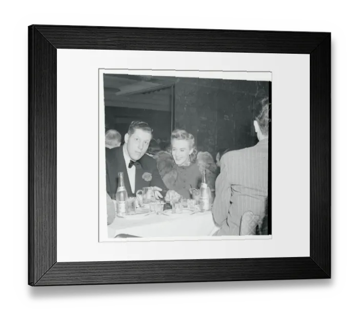Framed Print : Barbara Bradford And Alfred Bloomingdale Framed Print : Barbara Bradford And Alfred Bloomingdale
