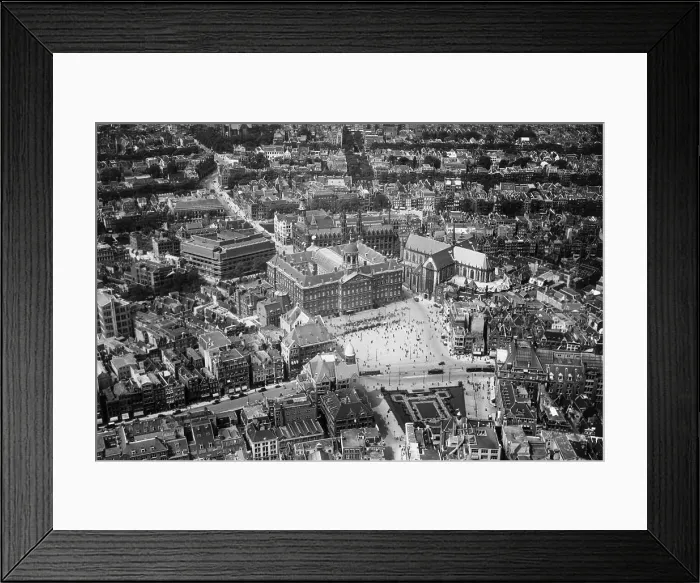 Framed Print : Aerial View of Amsterdam
