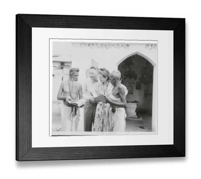 Framed Print : Author Dale Carnegie Talking with Hindus Framed Print : Author Dale Carnegie Talking with Hindus