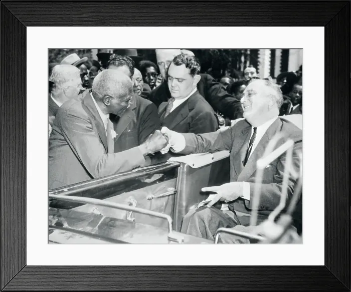Framed Print : President Franklin Roosevelt Meeting George Washington Carver Framed Print : President Franklin Roosevelt Meeting George Washington Carver