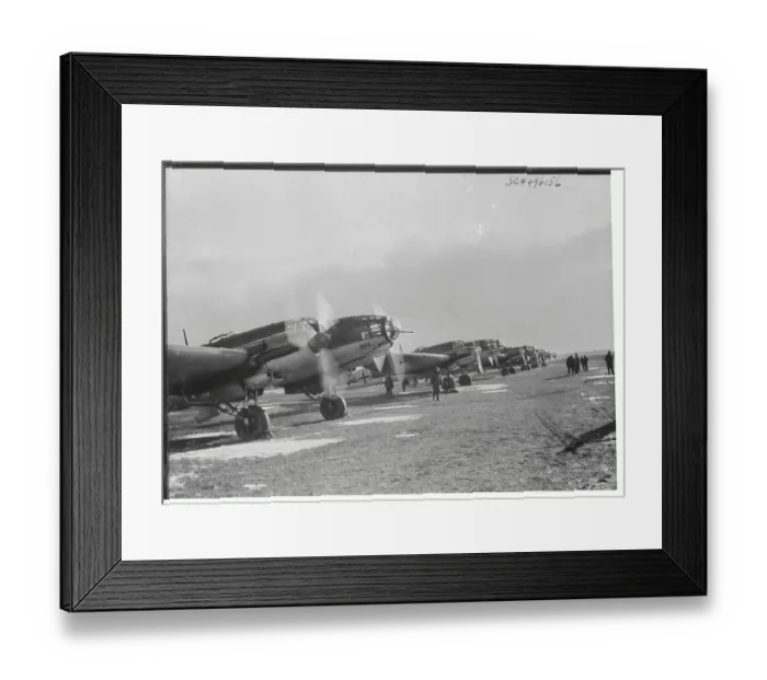Framed Print : German Air Squadrons in Prague Framed Print : German Air Squadrons in Prague