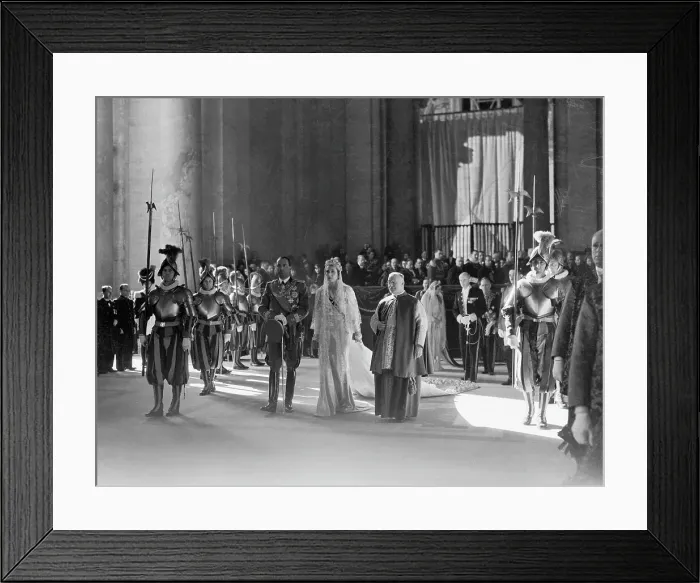 Framed Print : Vatican Ceremony Attended by Royal Couple Framed Print : Vatican Ceremony Attended by Royal Couple